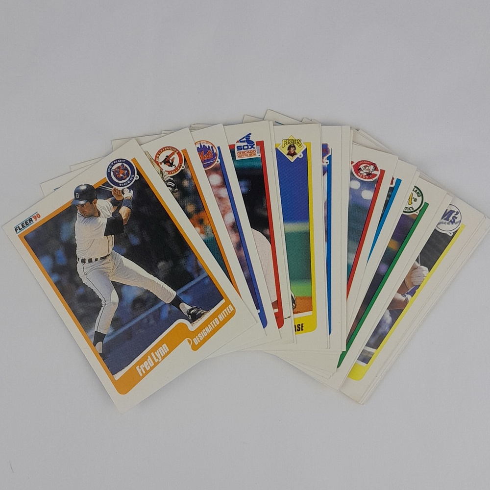 Vintage 1990 Fleer 21 Baseball Cards